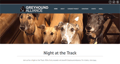 Desktop Screenshot of greyhoundalliance.org
